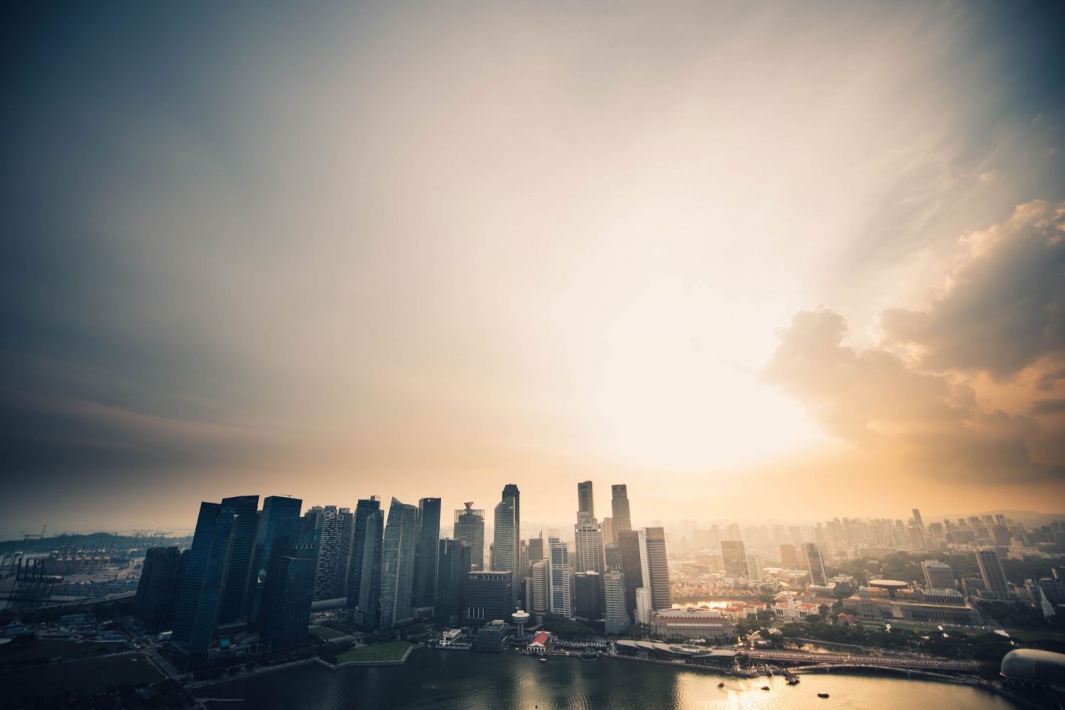 Singapore skyline at dusk reflecting innovation and forward-looking policies